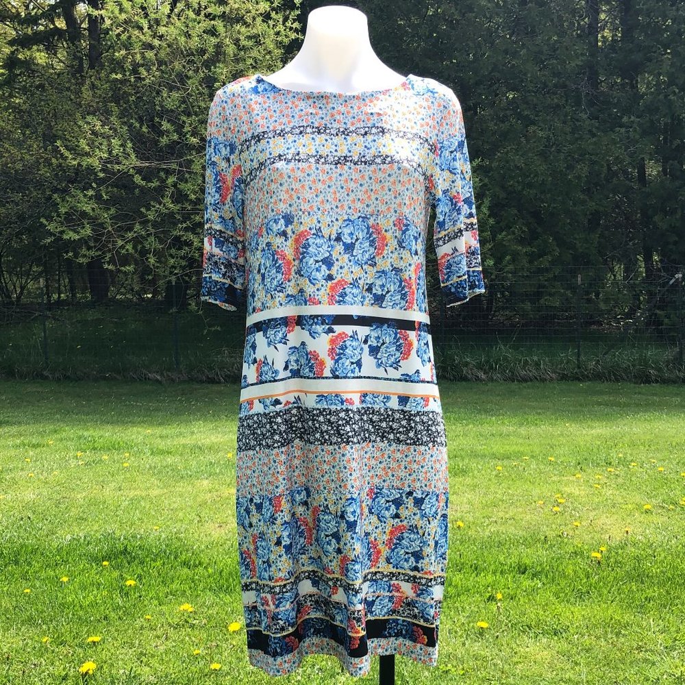 Blue Floral Dress